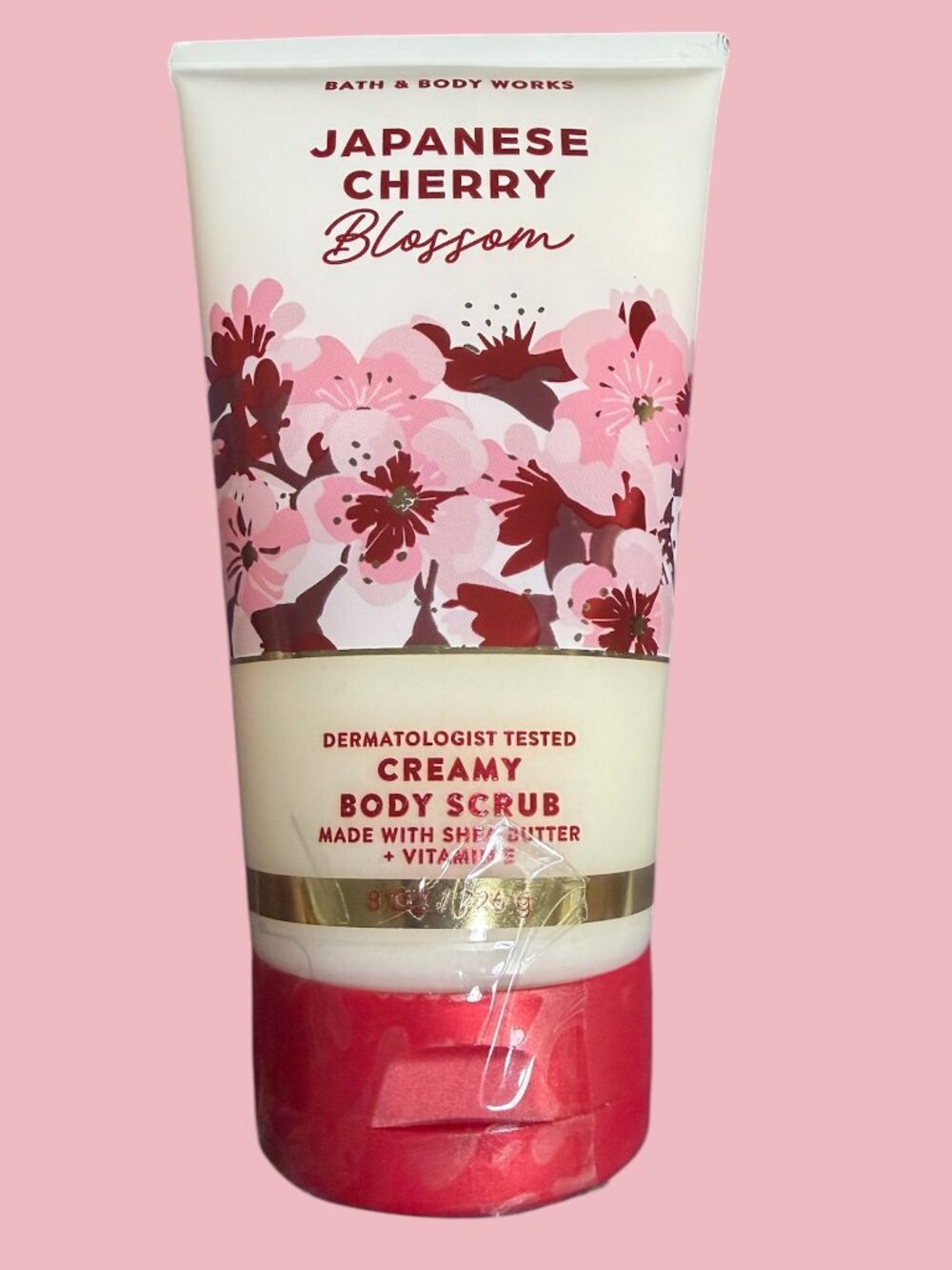 BATH AND BODY WORKS BODY SCRUB IN JAPANESE CHERRY BLOSSOM